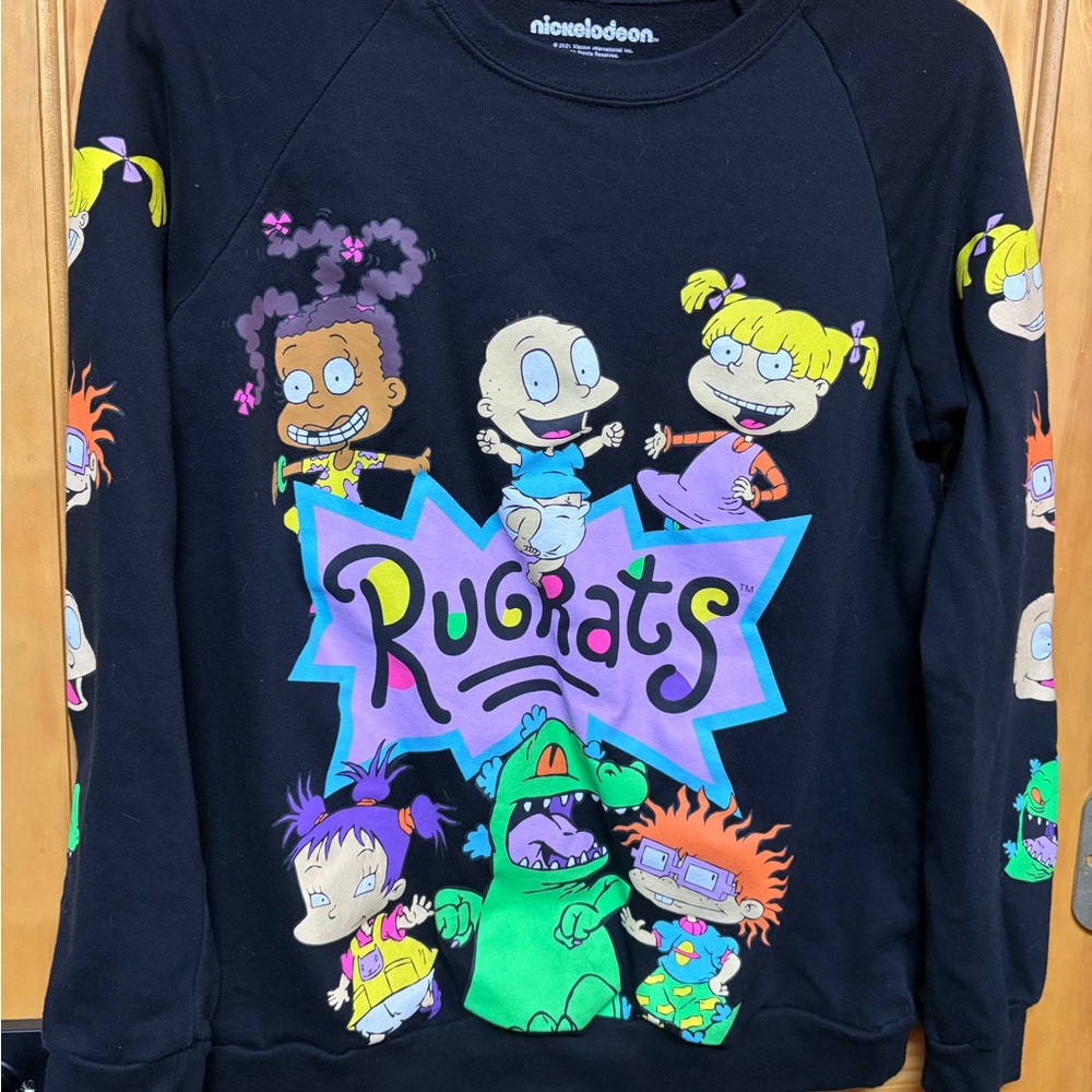 Nickelodeon Black Rugrats Kids Hoodie